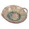 Hello Honey® 10.75" Multicolor Round Stoneware Bowl with Handles